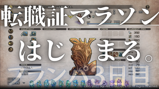 フランパ大森林一周目終了、編成確認。